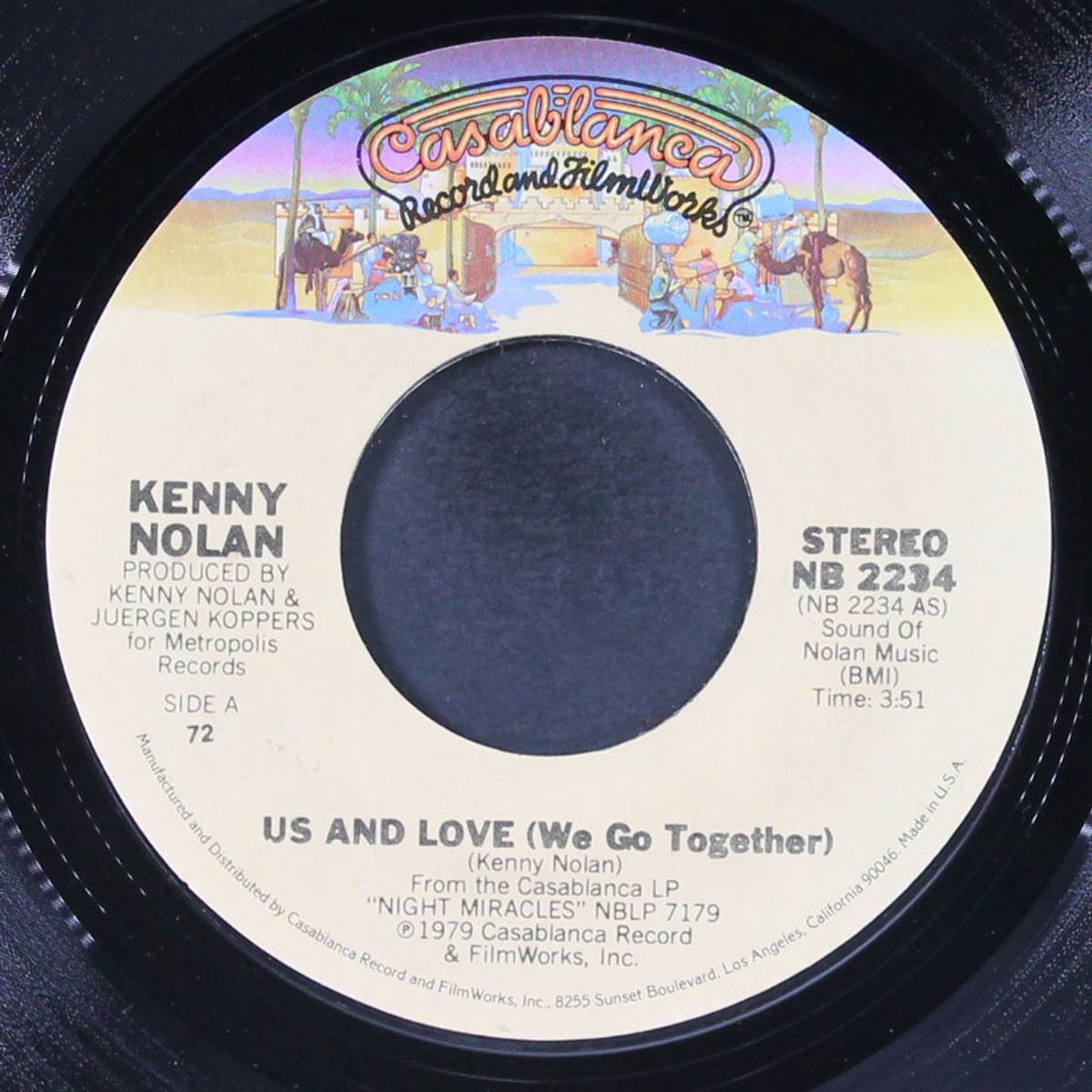 us and love / you're so beautiful tonight by KENNY NOLAN