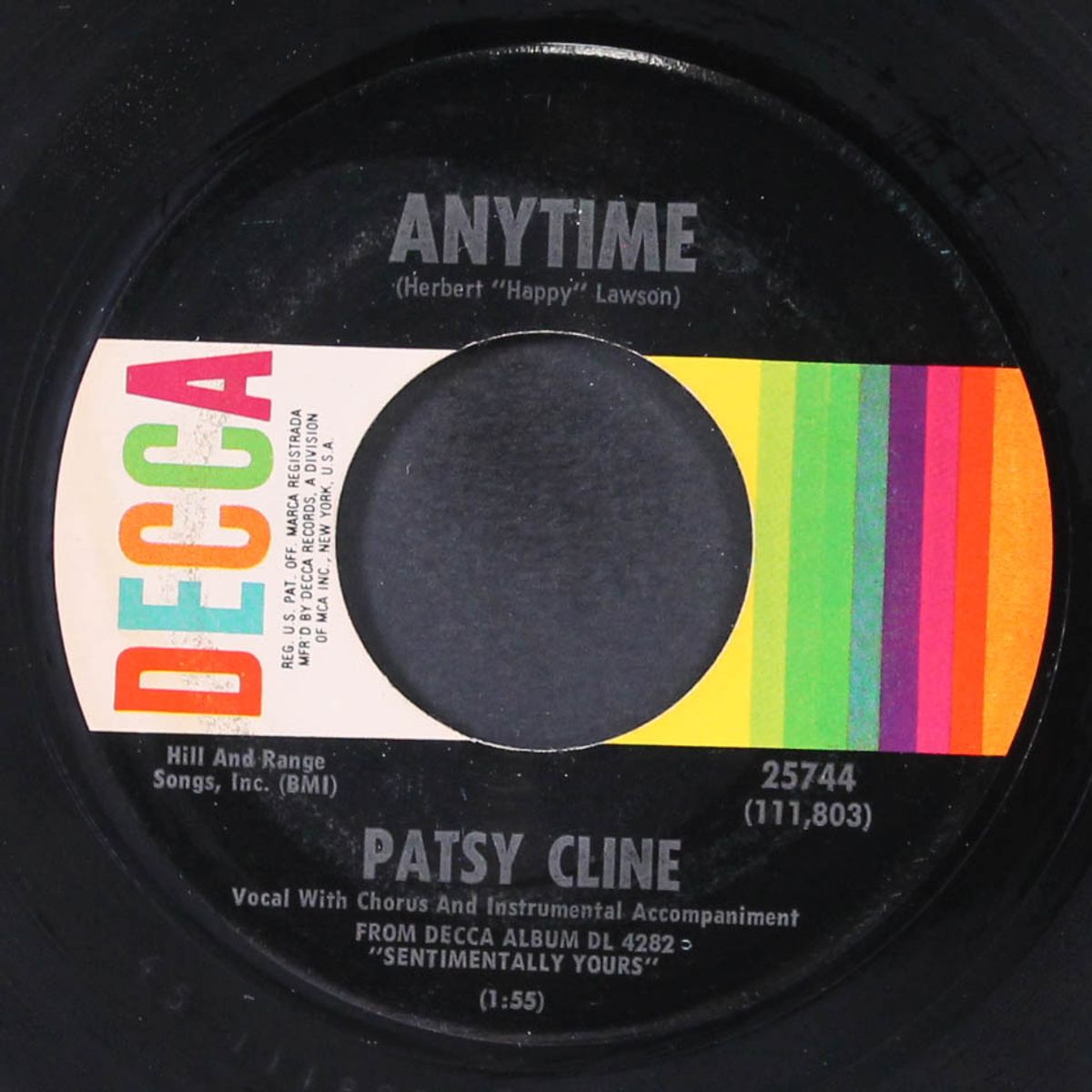 anytime / in care of the blues by PATSY CLINE