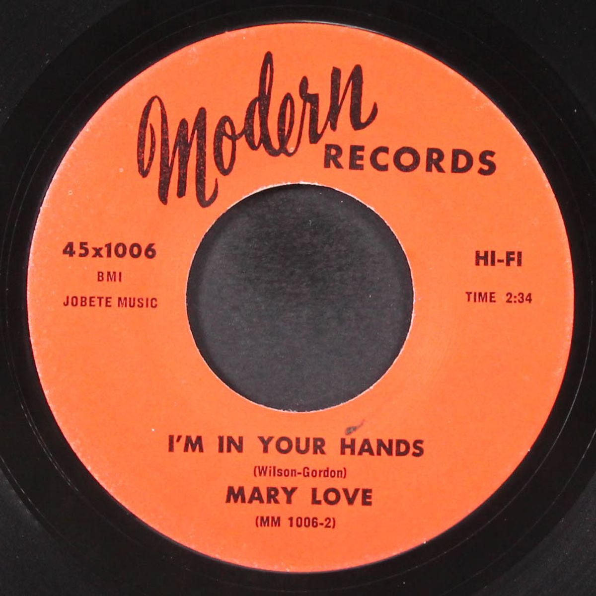 you turned my bitter into sweet / i'm in your hands by MARY LOVE