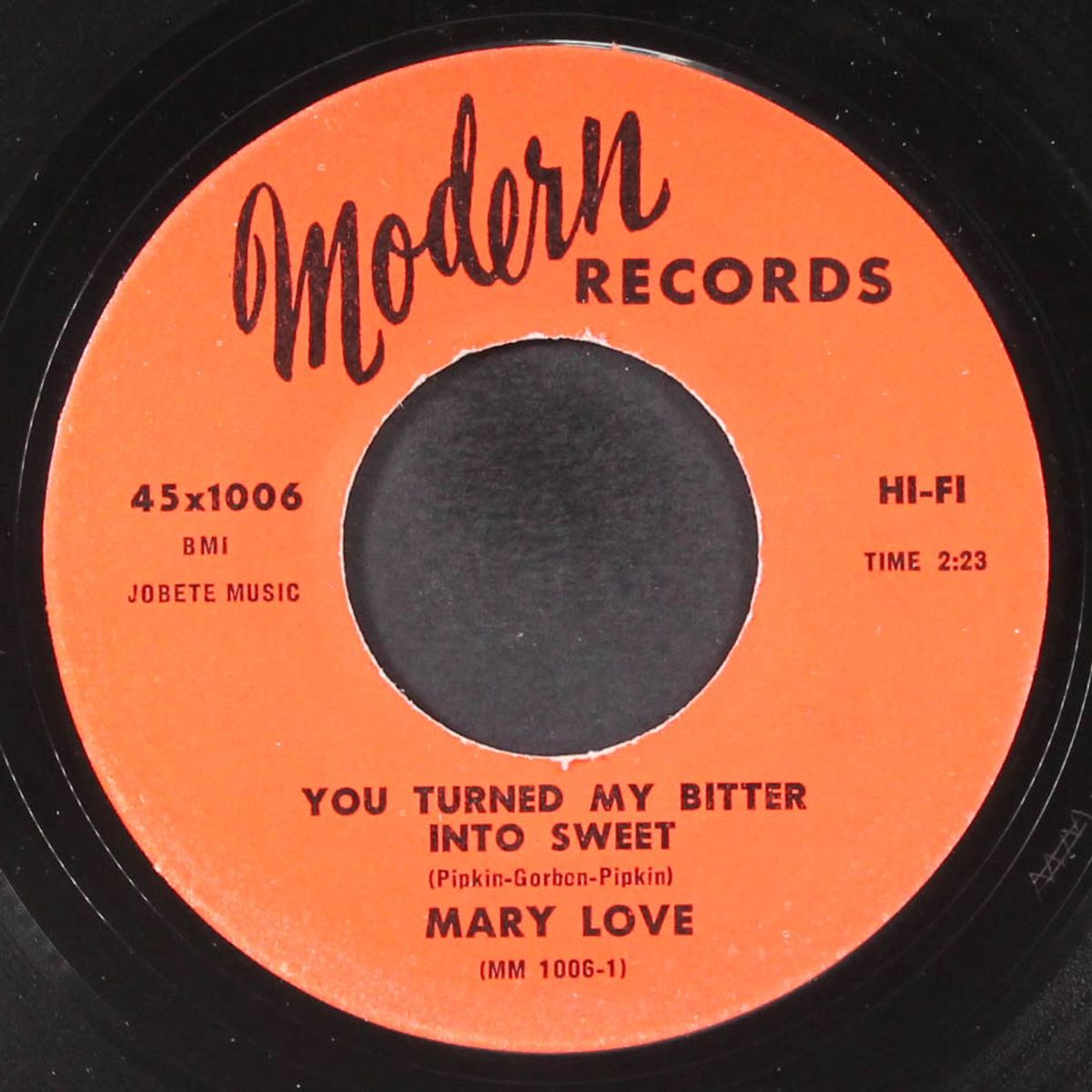 you turned my bitter into sweet / i'm in your hands by MARY LOVE