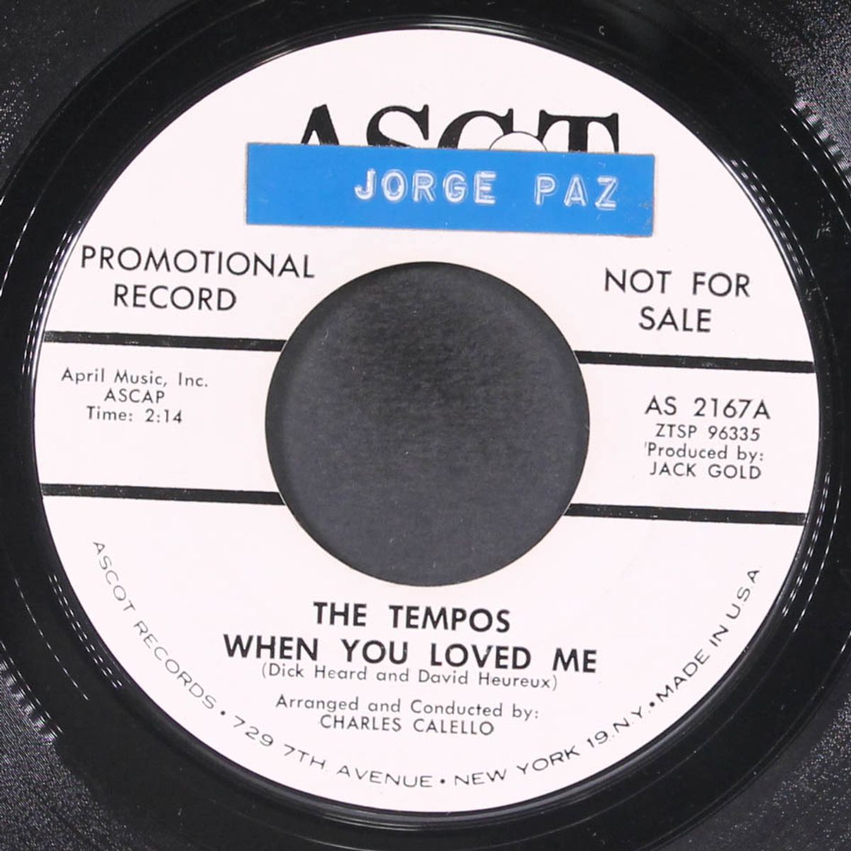 when you loved me / my barbara ann by TEMPOS