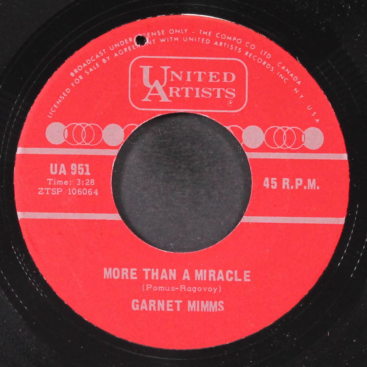 looking for you / more than a miracle by GARNET MIMMS