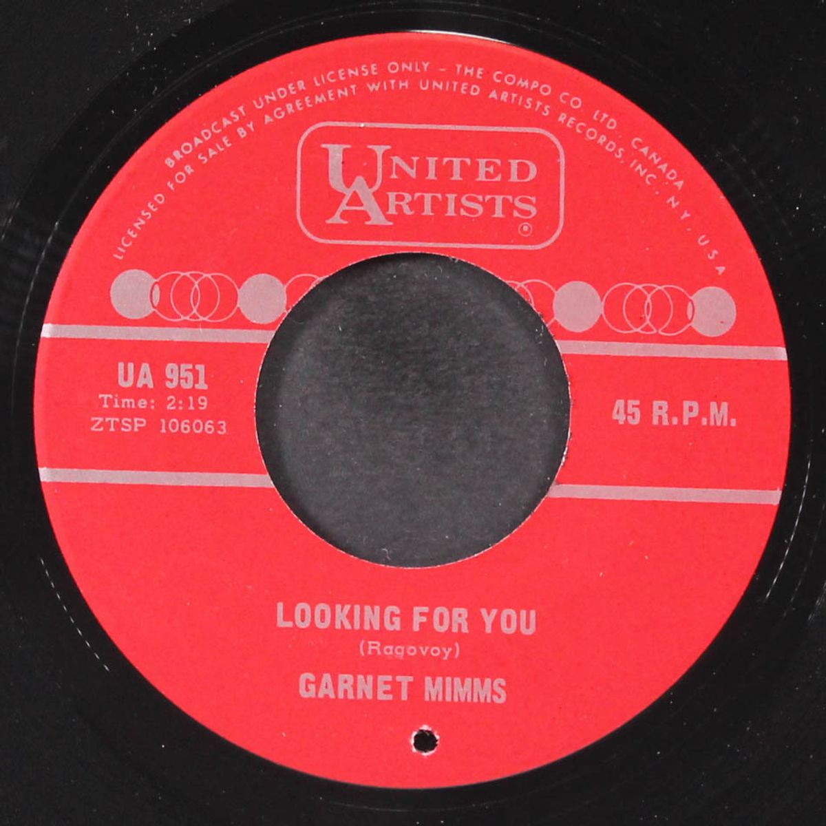 looking for you / more than a miracle by GARNET MIMMS