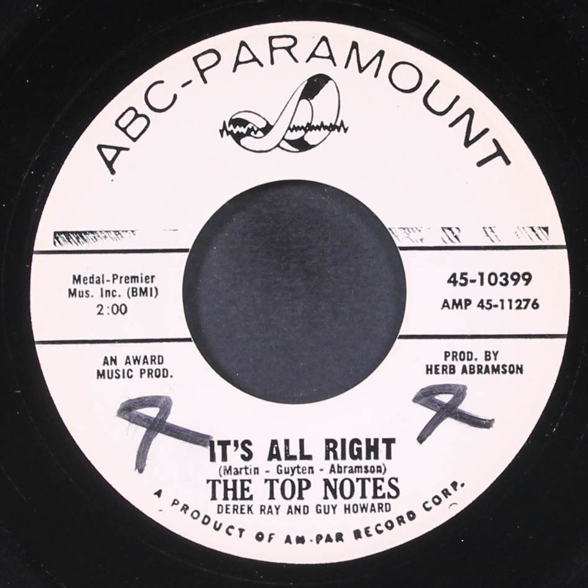 i love you so much / it's all right by TOP NOTES
