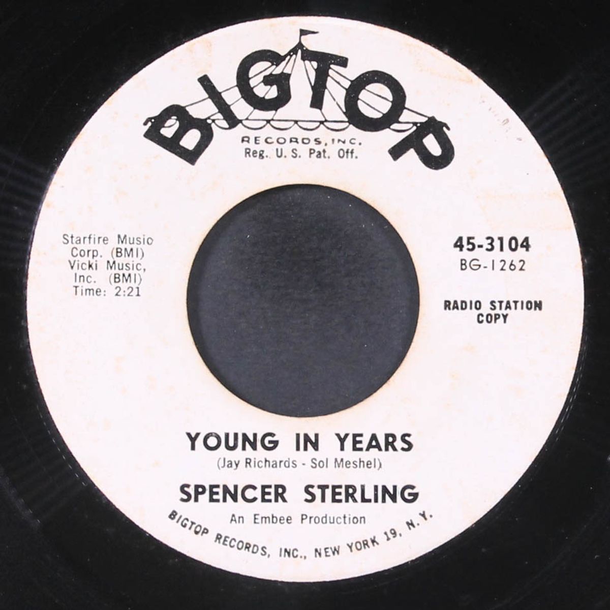 jilted / young in years by SPENCER STERLING