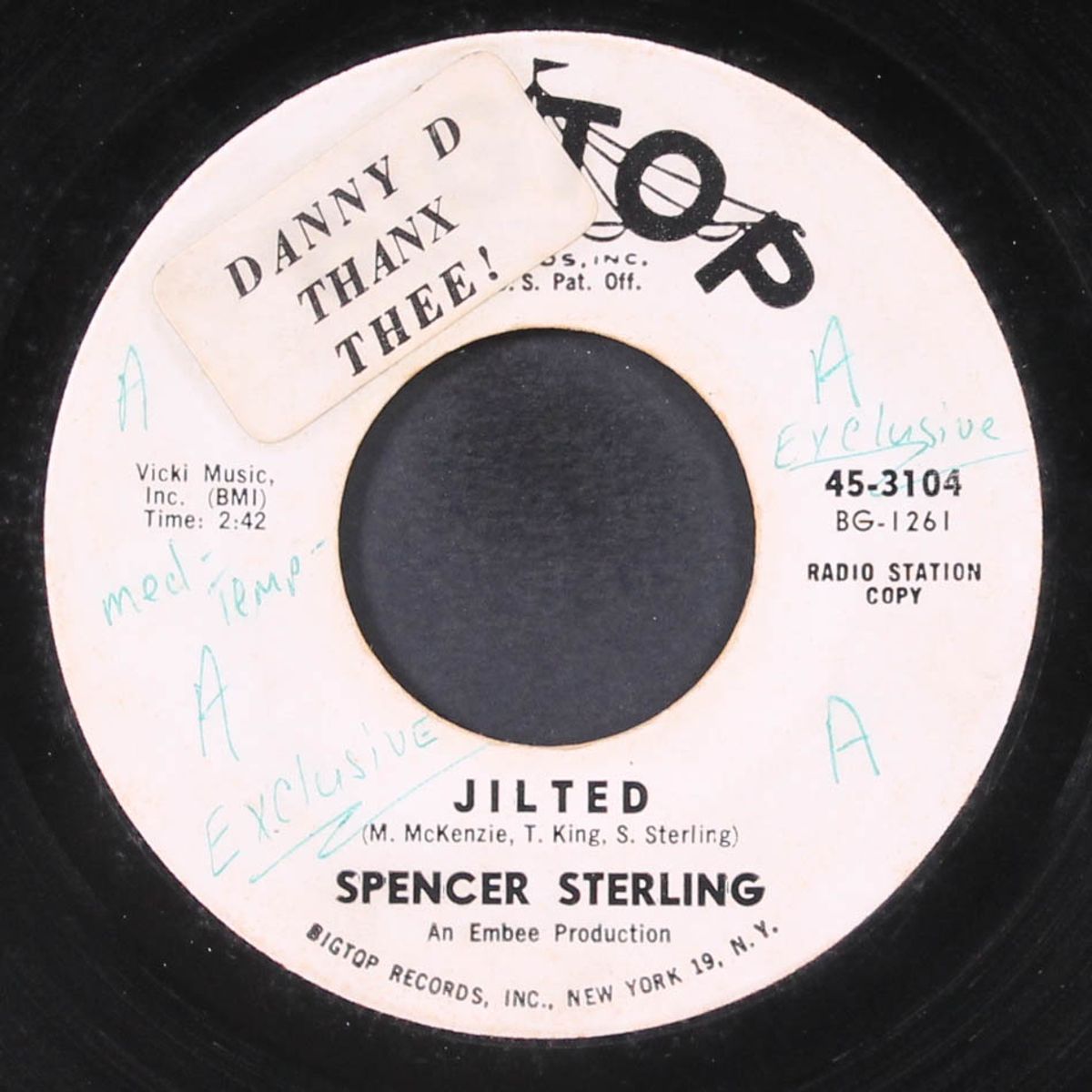 jilted / young in years by SPENCER STERLING