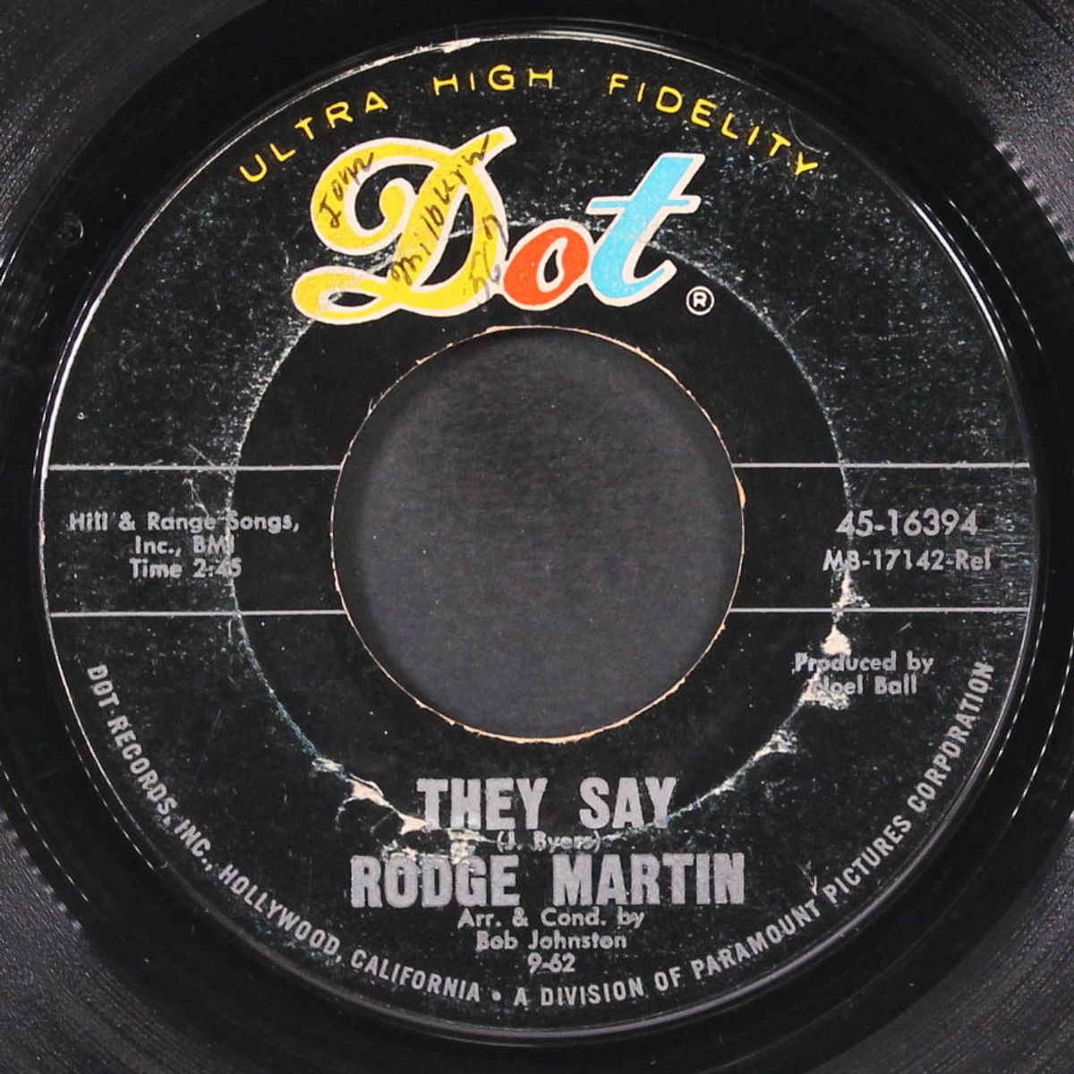 they say / i'm standing by by RODGE MARTIN
