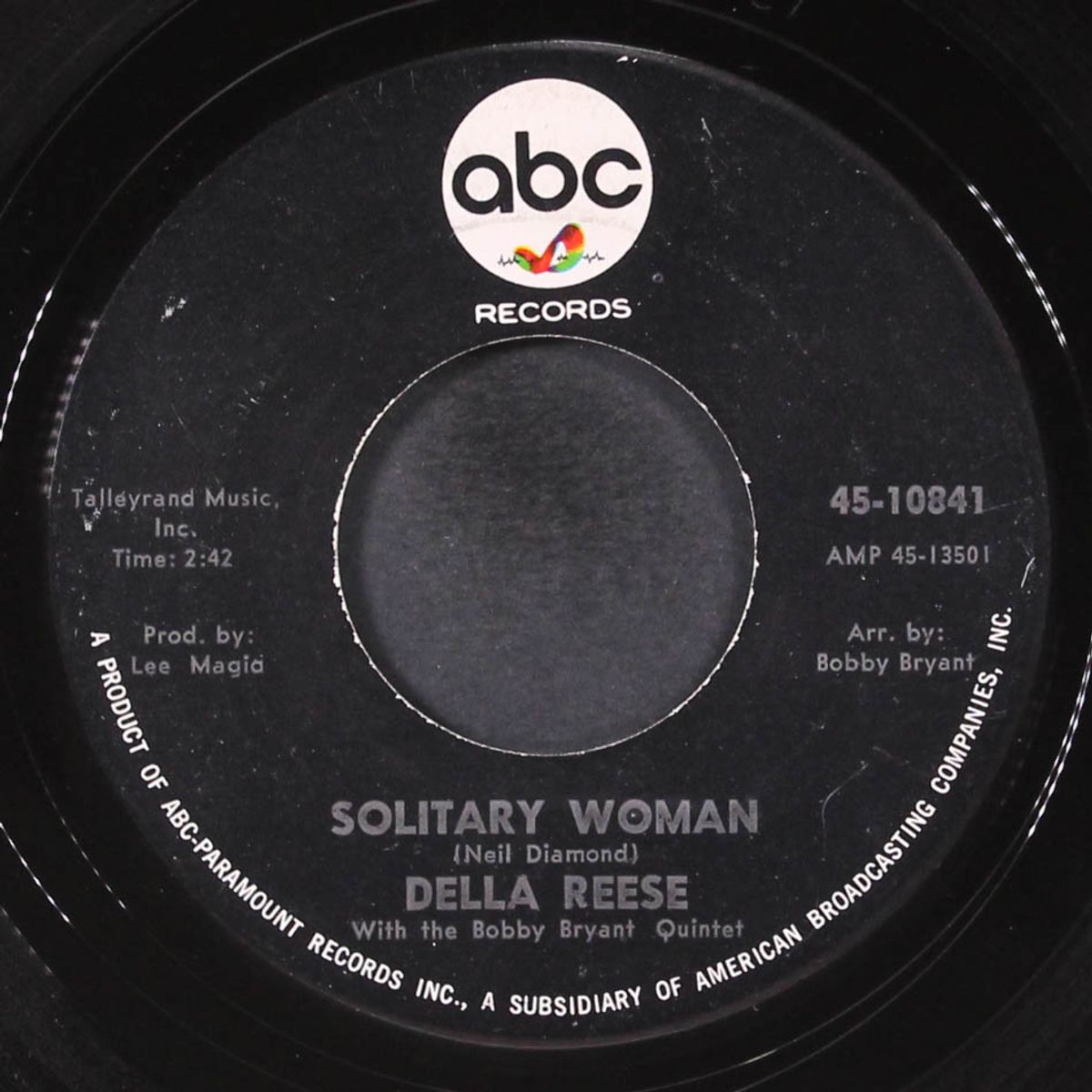 it was a very good year / the solitary woman by DELLA REESE