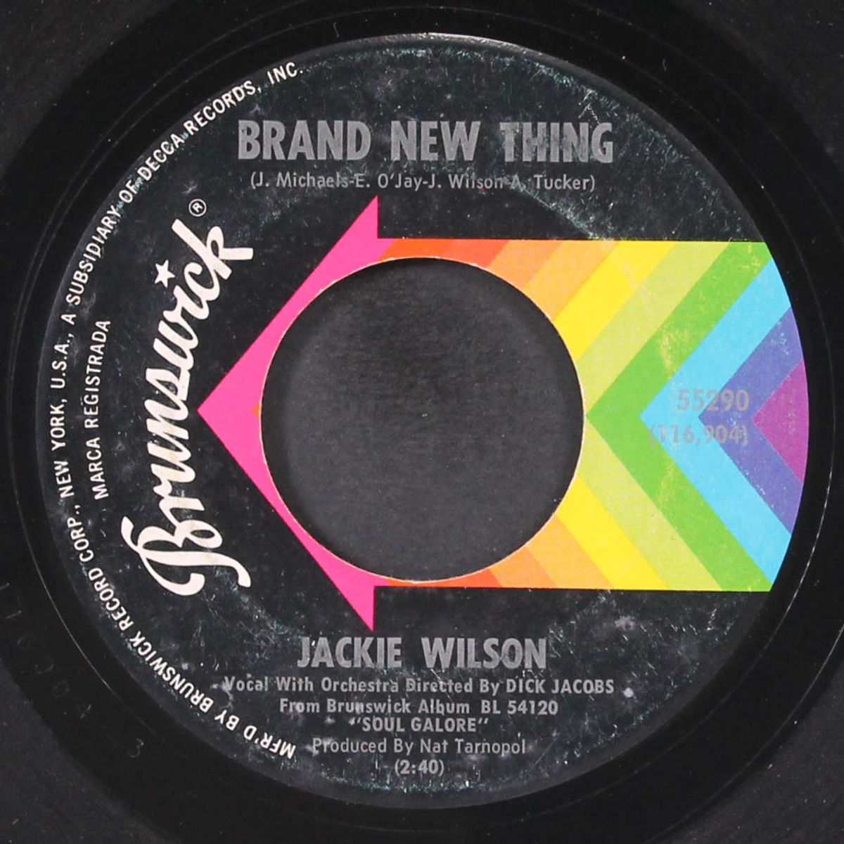 soul galore / brand new thing by JACKIE WILSON