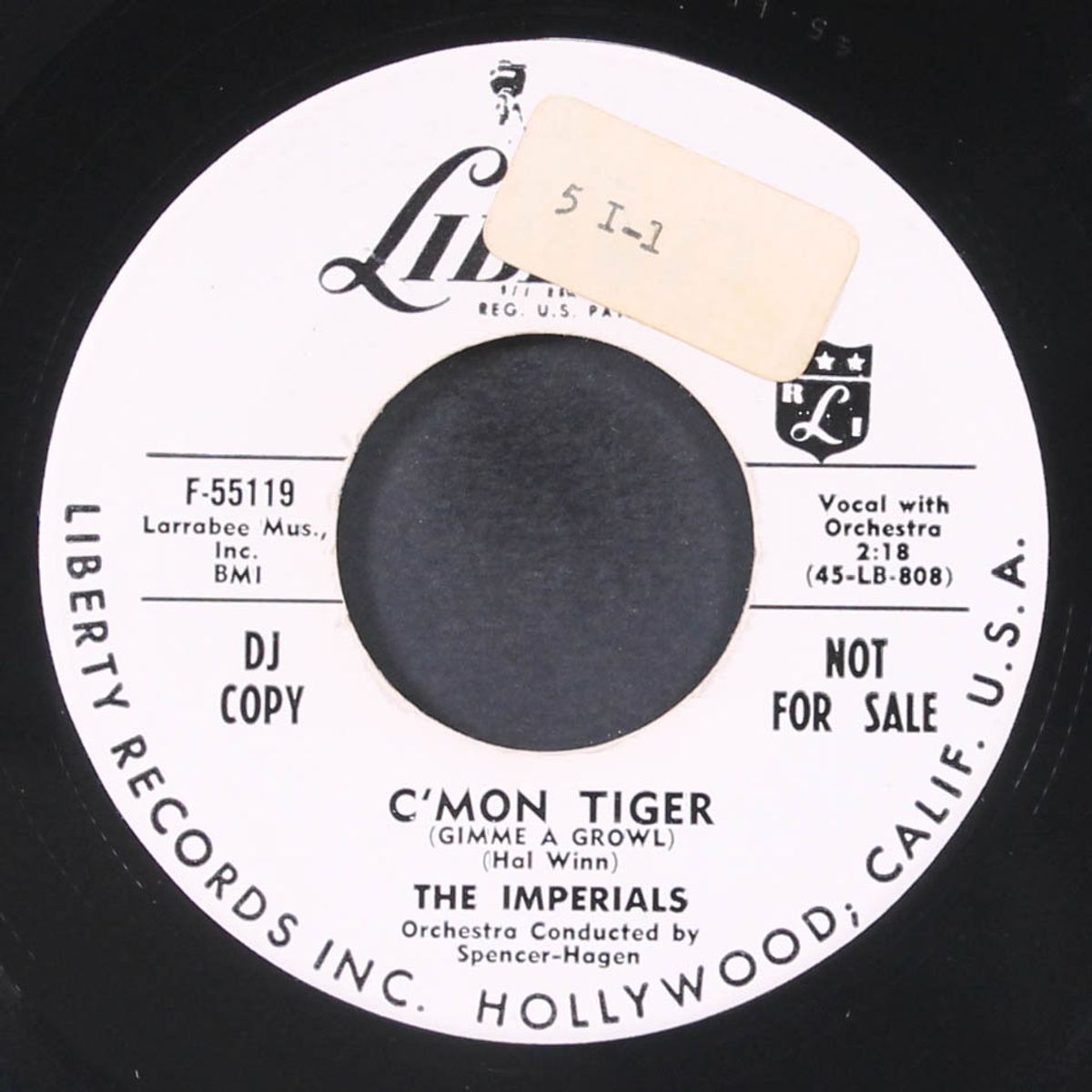 the glory of love / c'mon tiger by IMPERIALS