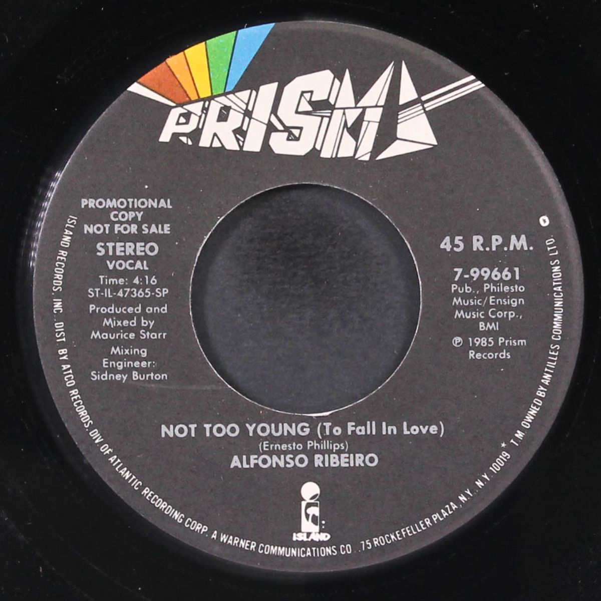 not too young / same by ALFONSO RIBEIRO
