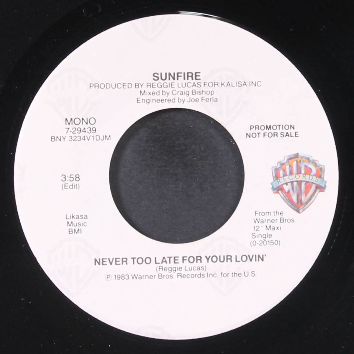 never too late for your lovin' / mono by SUNFIRE
