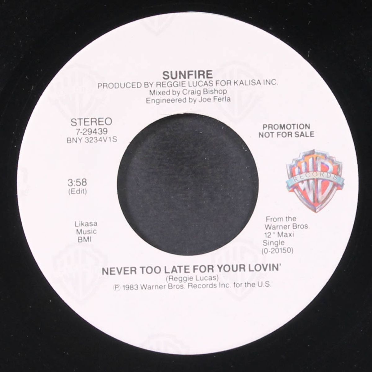 never too late for your lovin' / mono by SUNFIRE