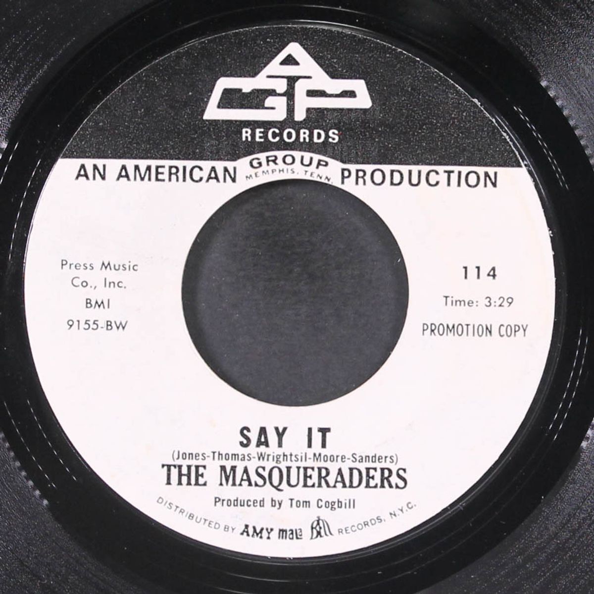 say it / the grass was green by MASQUERADERS