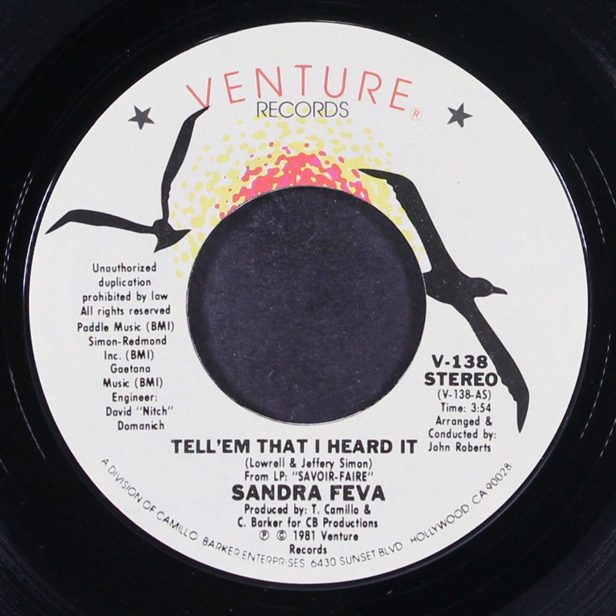 butterfly / tell 'em that i heard it by SANDRA FEVA