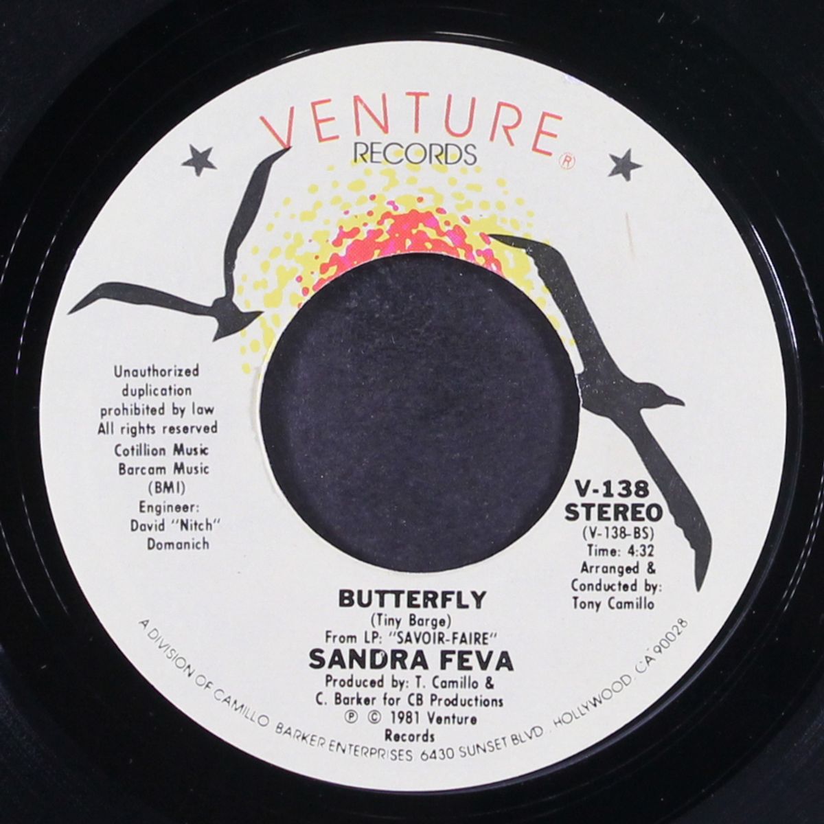 butterfly / tell 'em that i heard it by SANDRA FEVA
