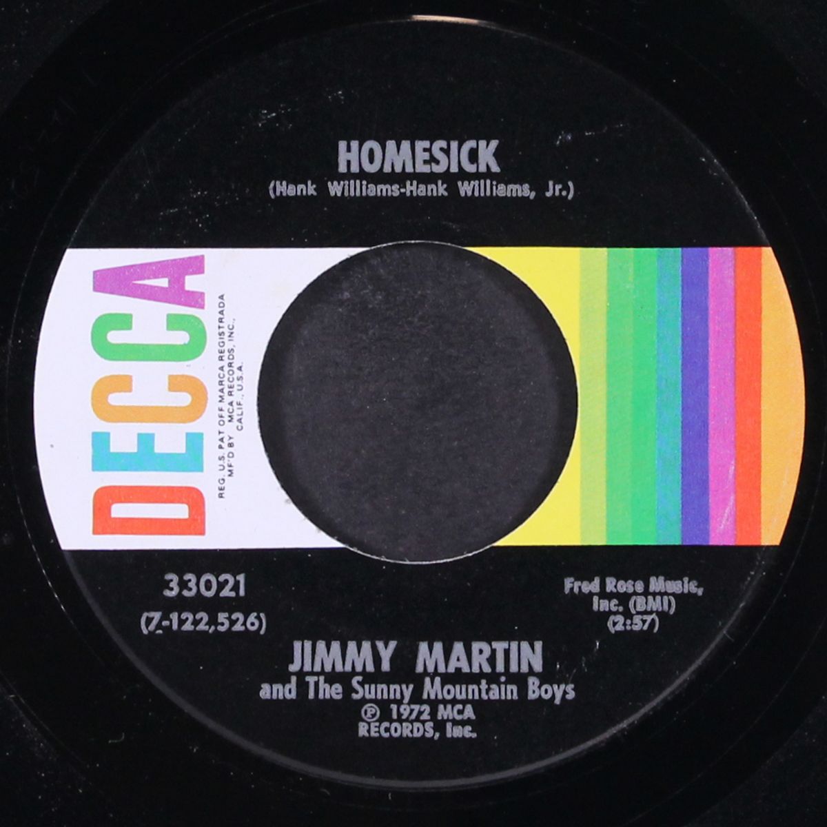 homesick / truck driver's queen by JIMMY MARTIN