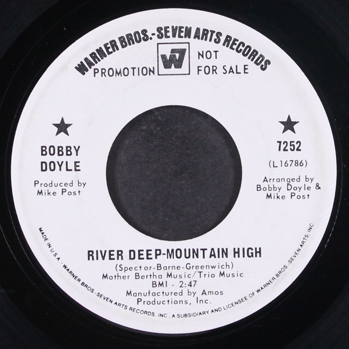 river deep, mountain high / blowin' in the wind by BOBBY DOYLE
