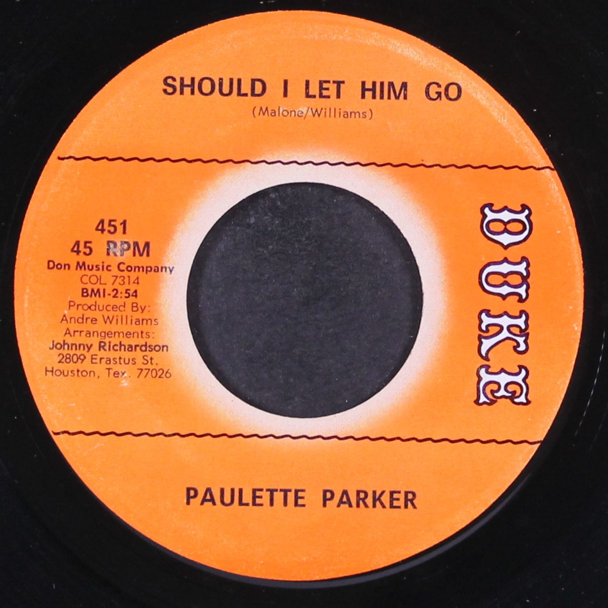 gimme back my love / should i let him go by PAULETTE PARKER