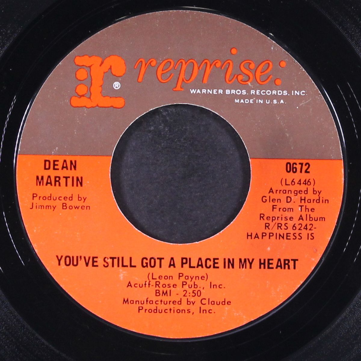 you've still got a place in my heart / old yellow line by DEAN MARTIN