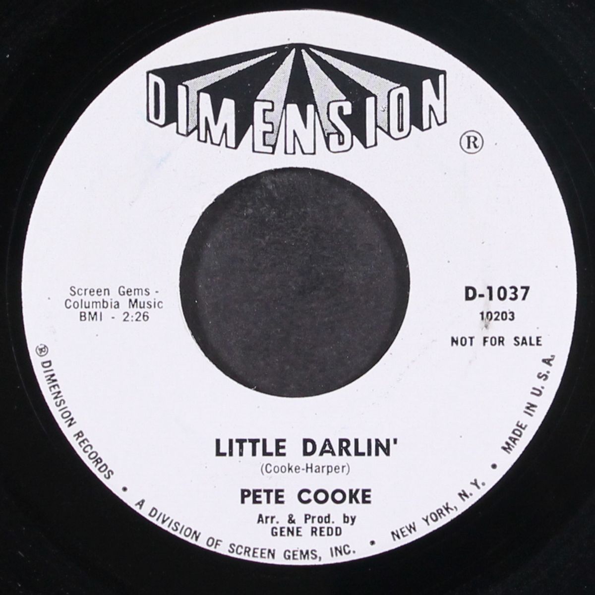 i won't cry / little darlin' by PETE COOKE