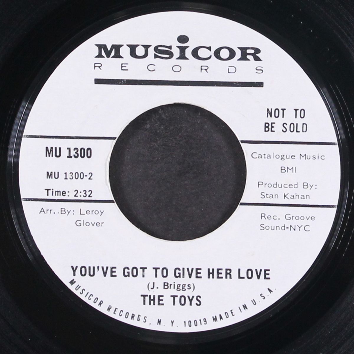 you got it baby / you've got to give her love by TOYS