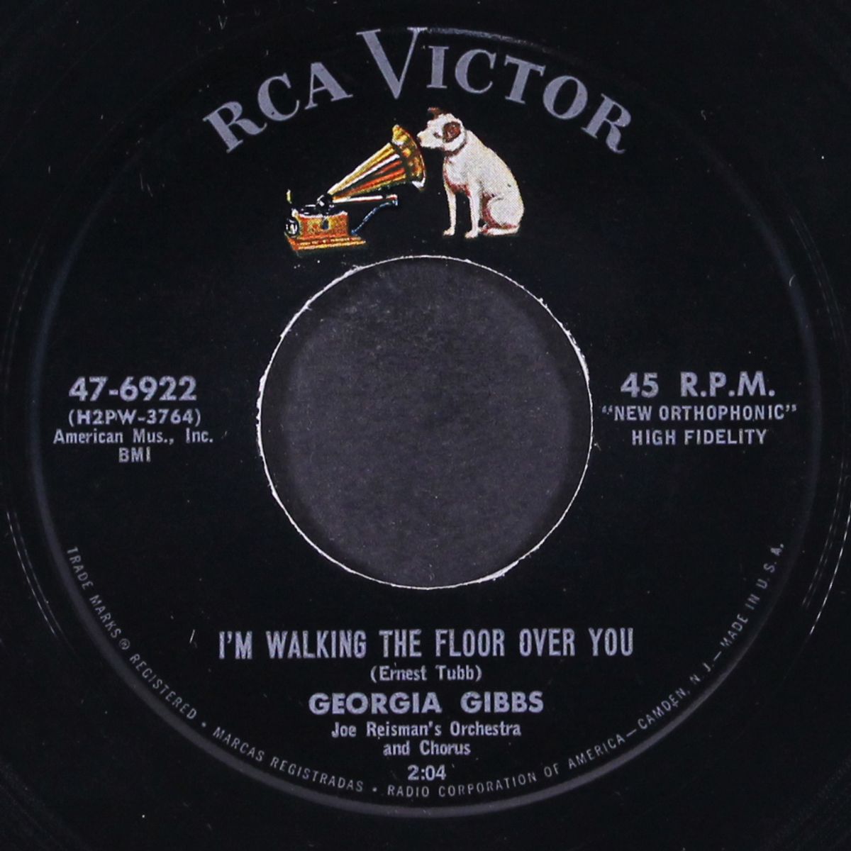 i'm walking the floor over you / sugar candy by GEORGIA GIBBS