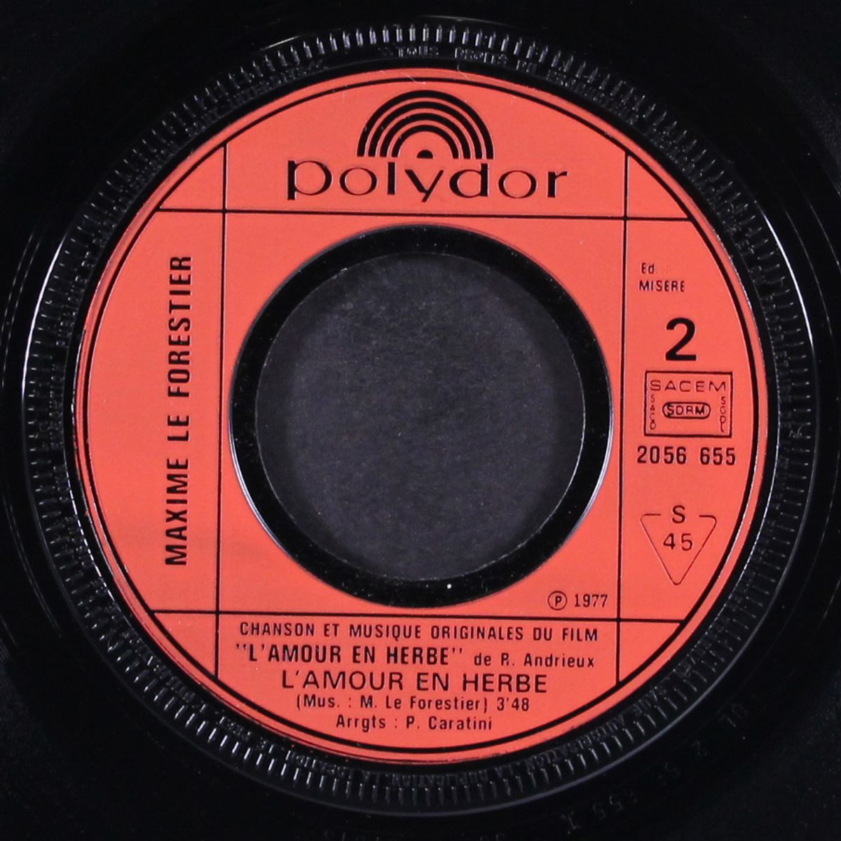 musique et chanson originales du film: l'amour en herbe / l'amour en h by MAXIME LE FORESTIER