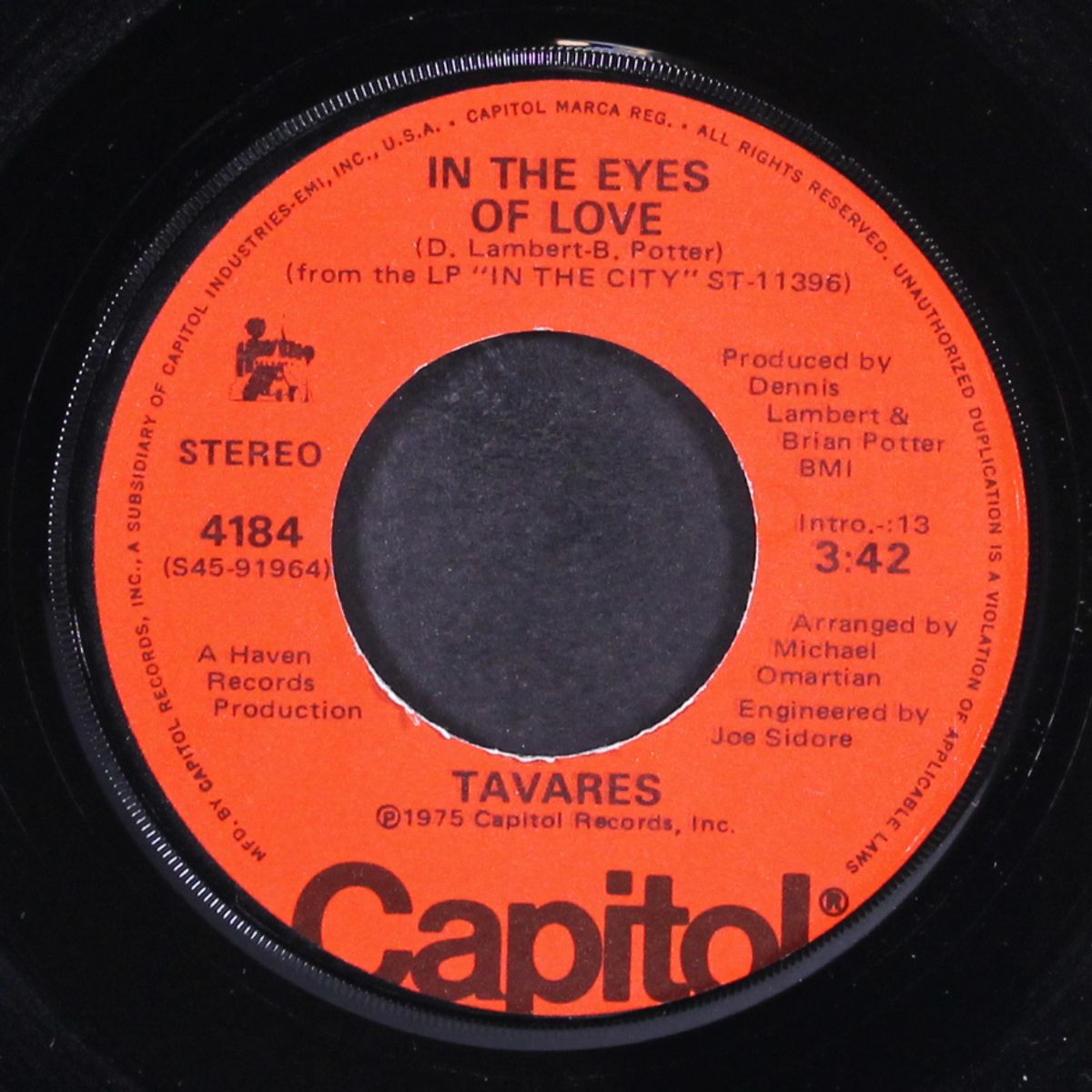 free ride / in the eyes of love by TAVARES
