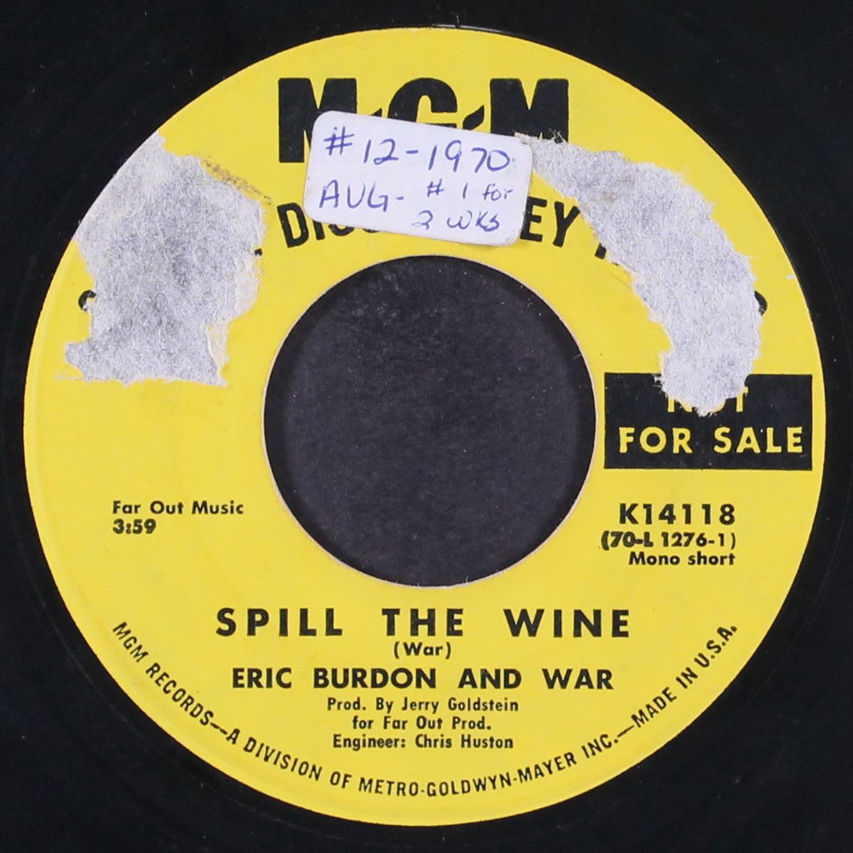 spill the wine / magic mountain by ERIC BURDON & WAR