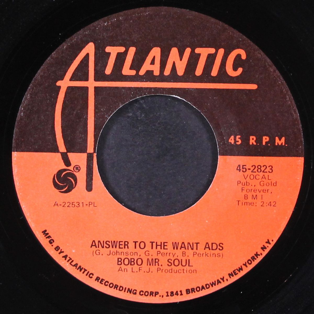 answer to the want ads / h.l.i.c. by BOBO MR. SOUL