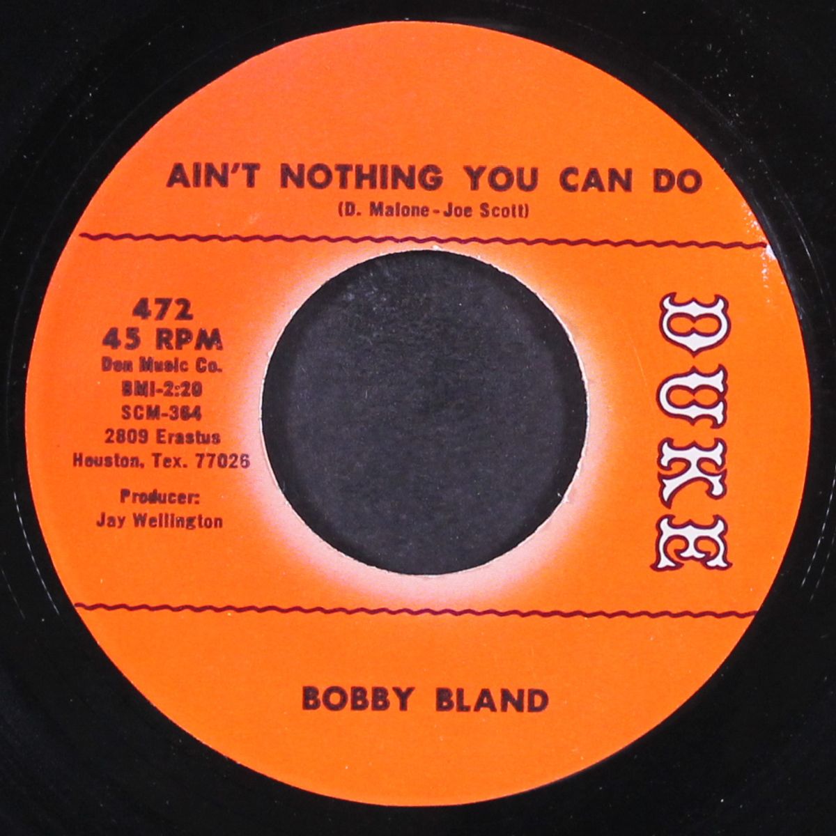 ain't nothing you can do / do what you set out to do by BOBBY BLAND