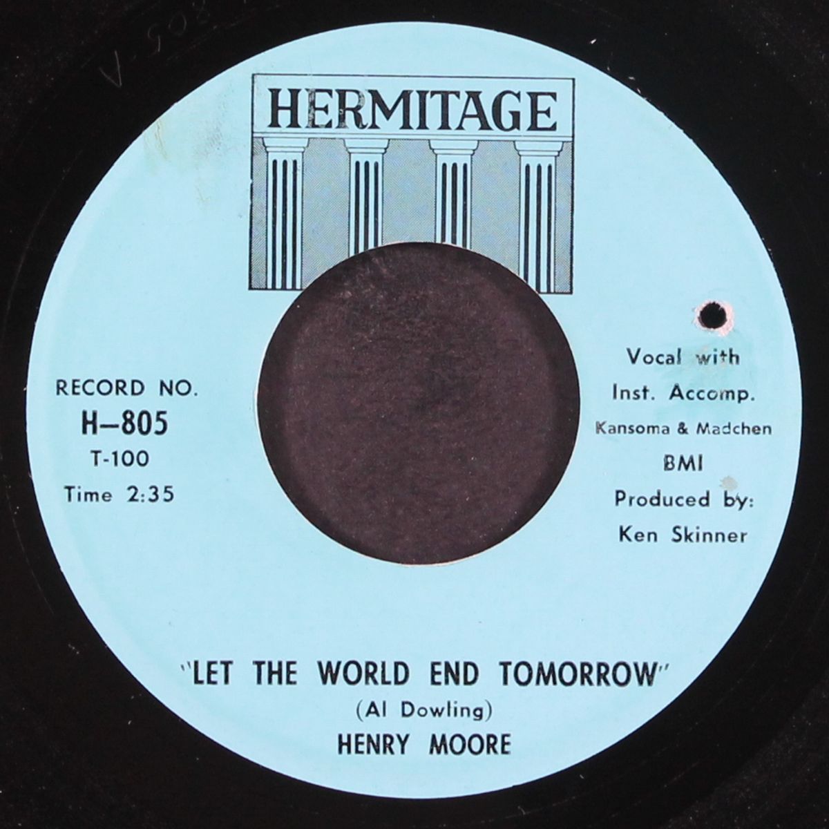 let the world end tomorrow / she's a lover by HENRY MOORE