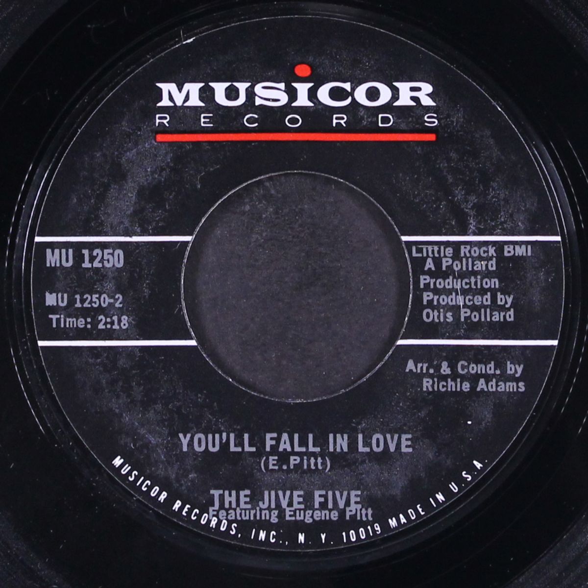 crying like a baby / you'll fall in love by JIVE FIVE