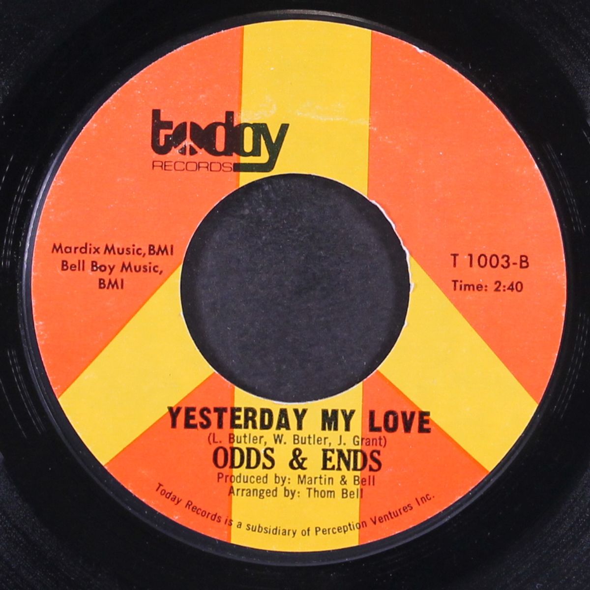 love makes the world go round / yesterday my love by ODDS & ENDS