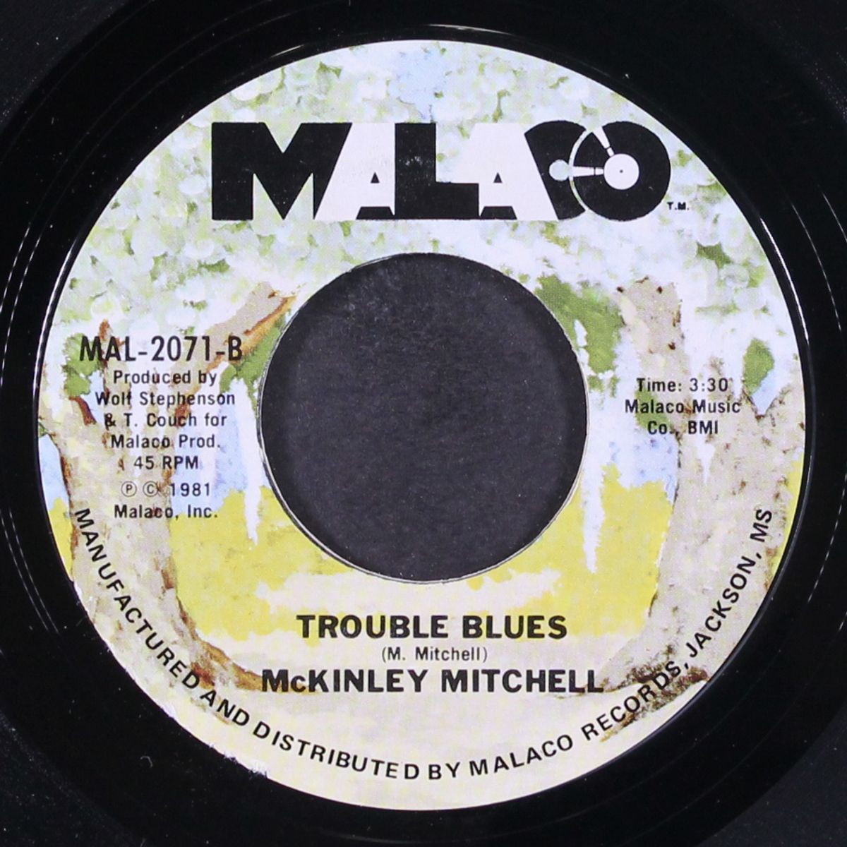 slave for your love / trouble blues by MCKINLEY MITCHELL