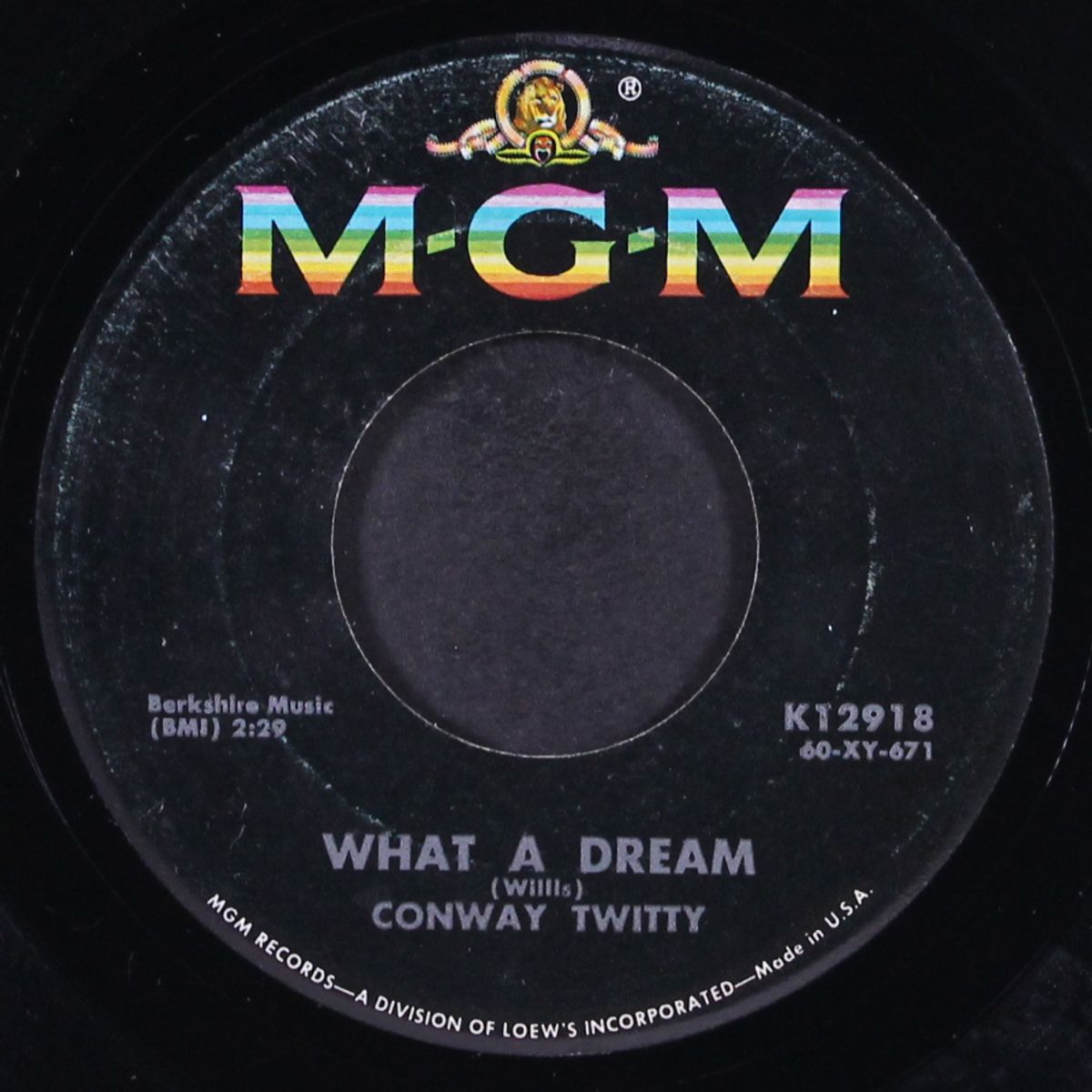 tell me one more time / what a dream by CONWAY TWITTY