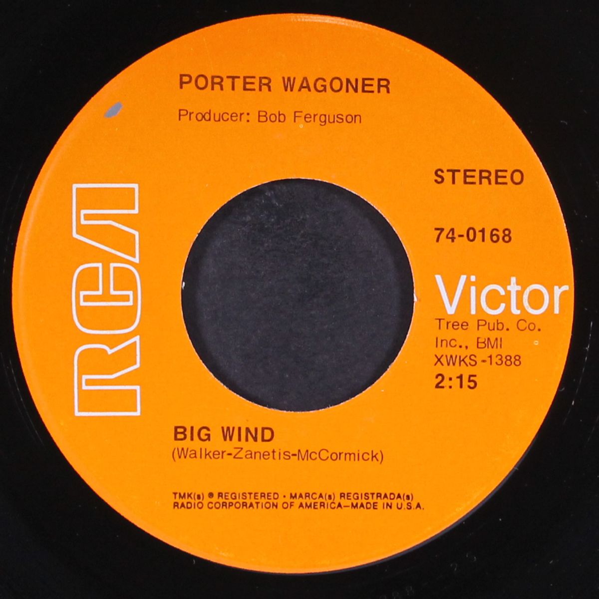tennessee stud / big wind by PORTER WAGONER