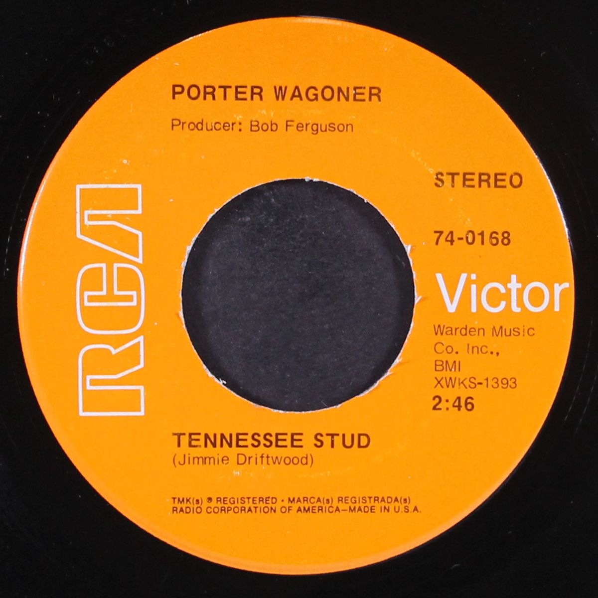 tennessee stud / big wind by PORTER WAGONER