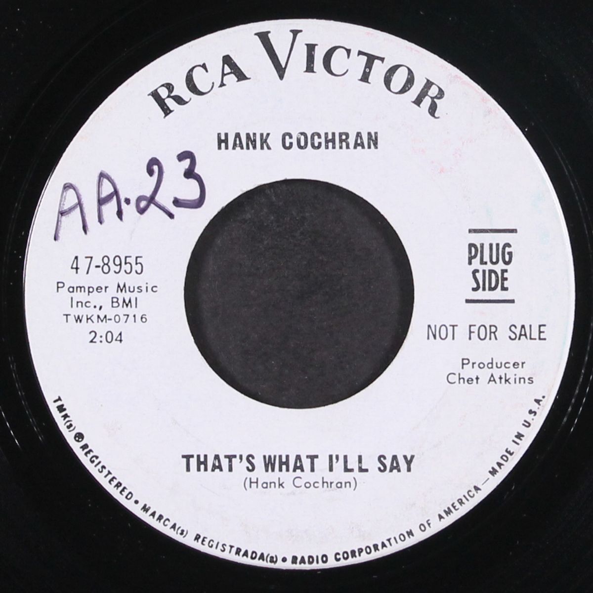 that's what i'll say by HANK COCHRAN