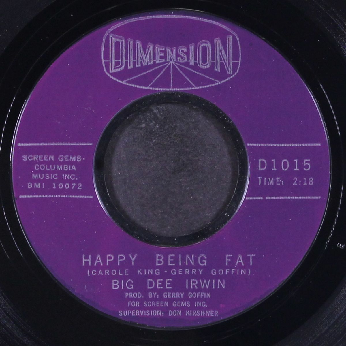 happy being fat / soul waltzin' by BIG DEE IRWIN