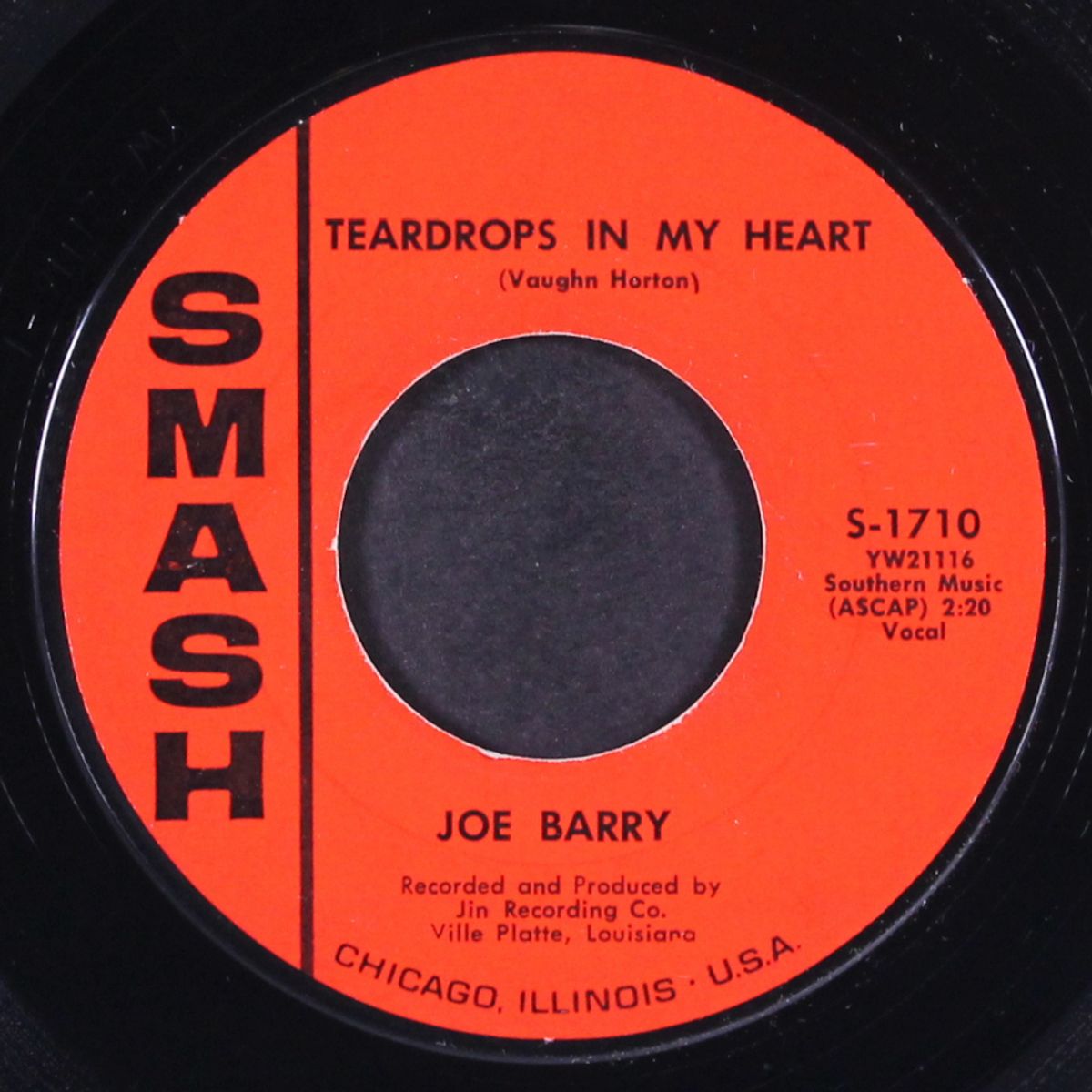 teardrops in my heart / for you, sunshine by JOE BARRY