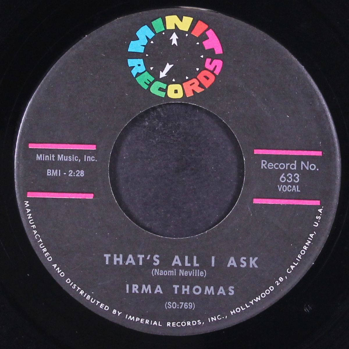 it's too soon to know by IRMA THOMAS