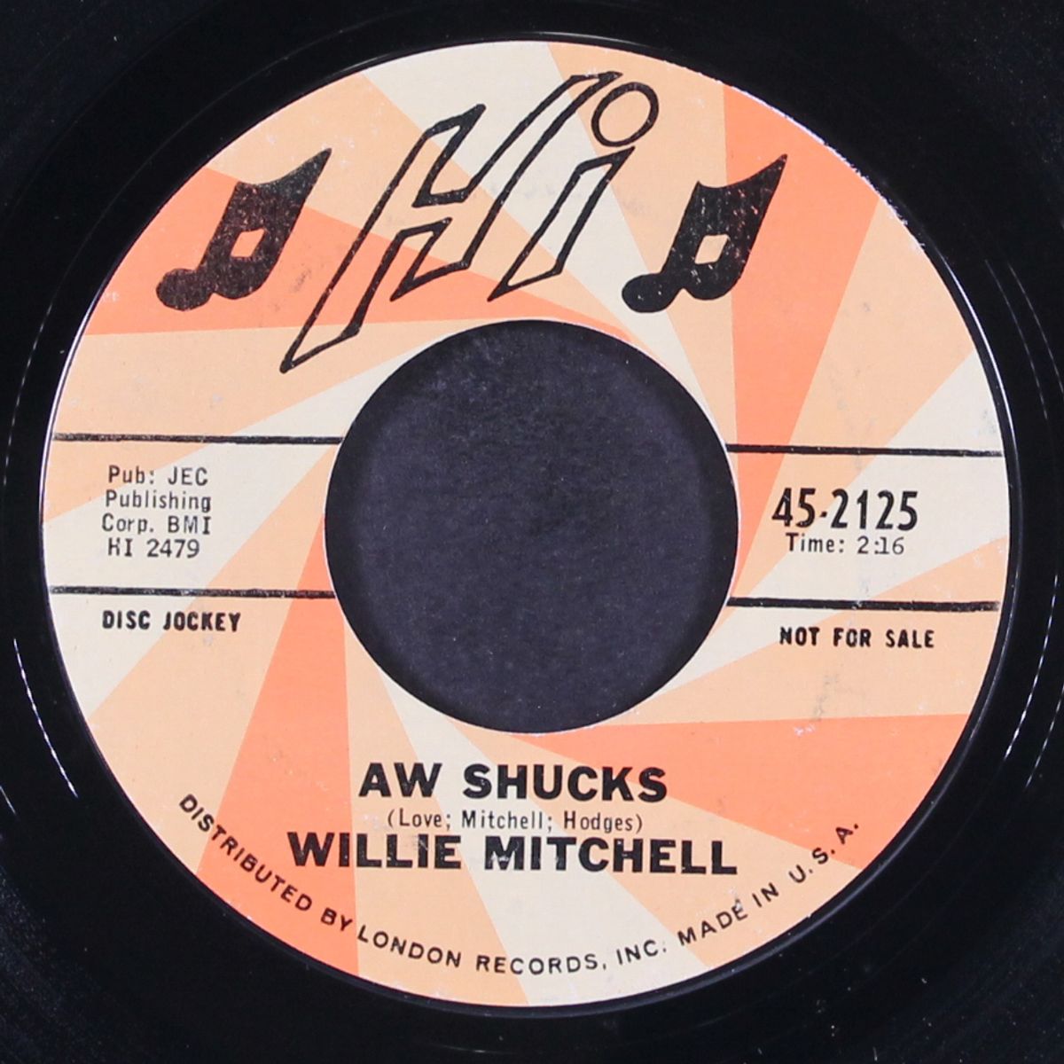 slippin' & slidin' / aw shucks by WILLIE MITCHELL