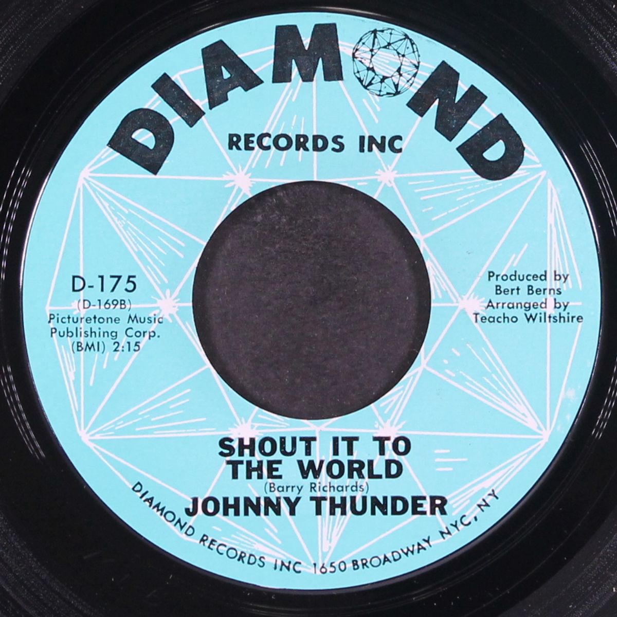 send her to me / shout it out to the world by JOHNNY THUNDER