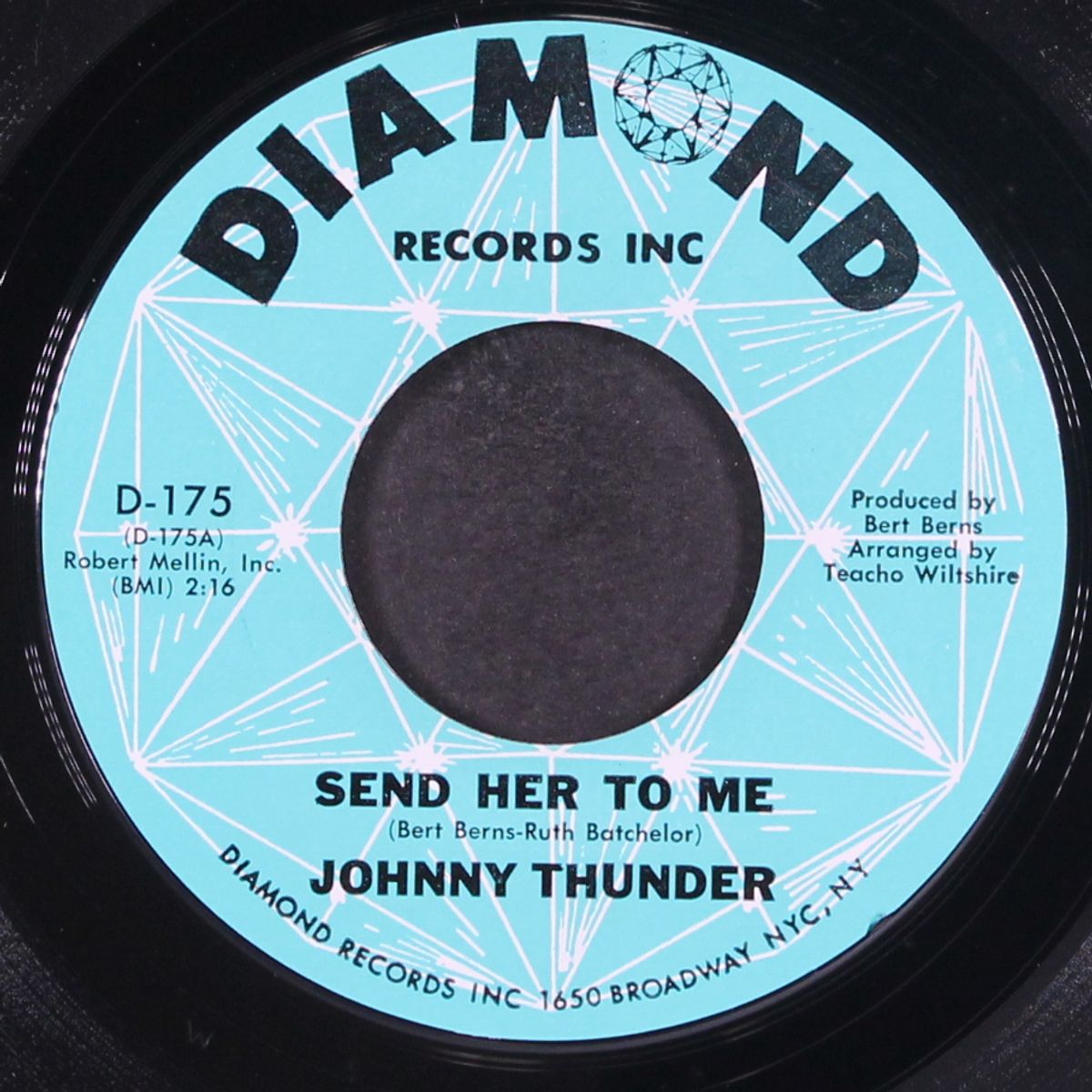 send her to me / shout it out to the world by JOHNNY THUNDER