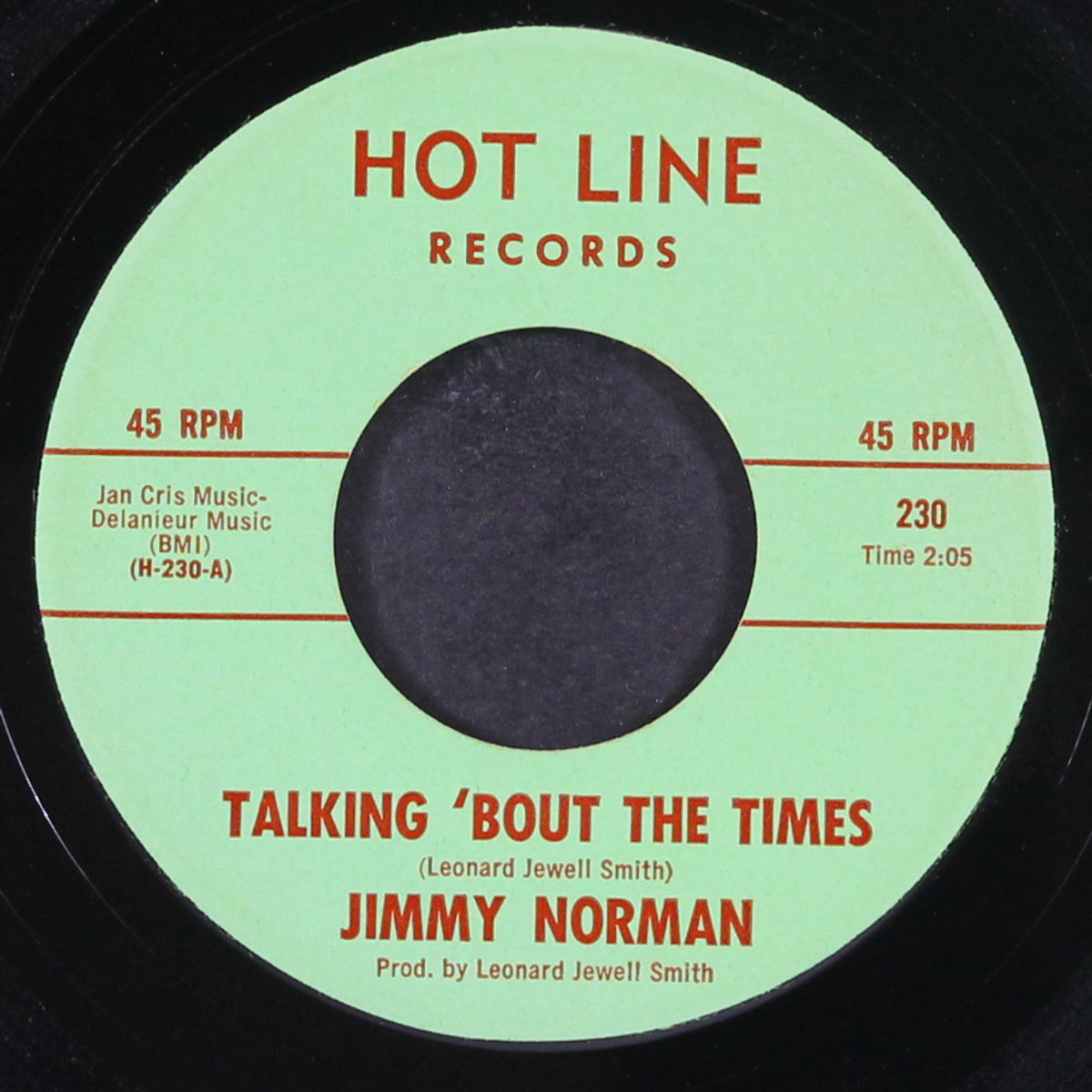 talking 'bout the times / kissing in the pale moonlight by JIMMY NORMAN