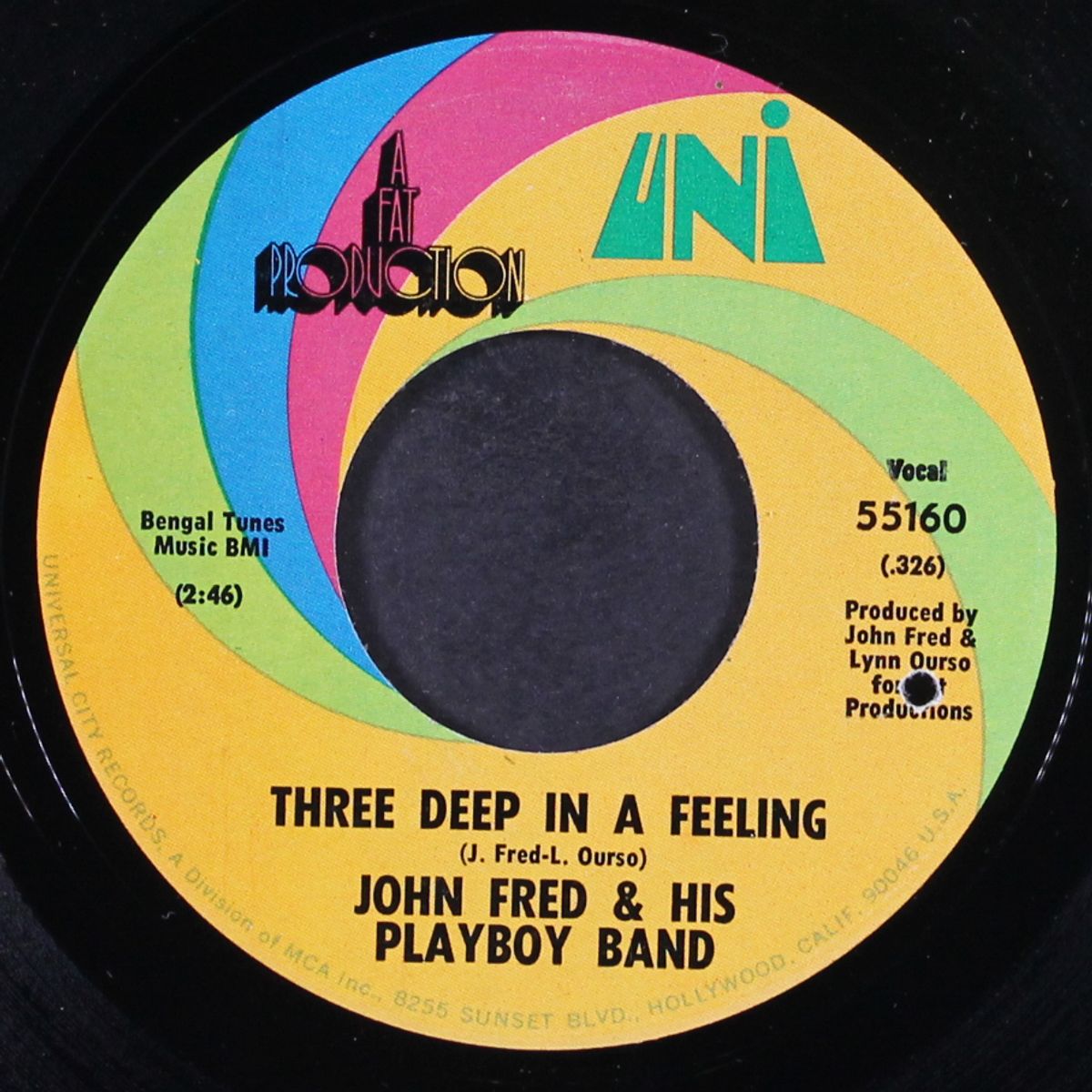 three deep in a feeling / open doors by JOHN FRED & HIS PLAYBOYS