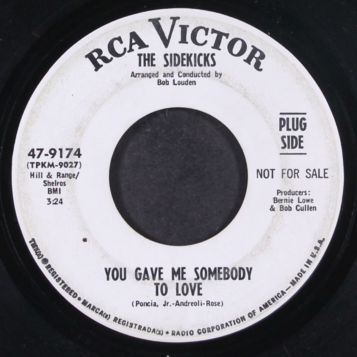 sight and sound / you gave me somebody to love by SIDEKICKS