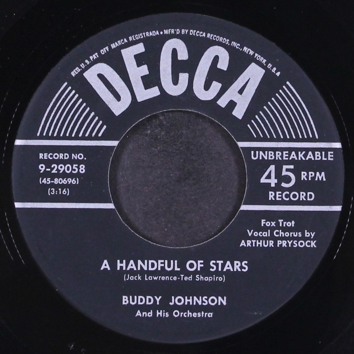 a handful of stars by BUDDY JOHNSON